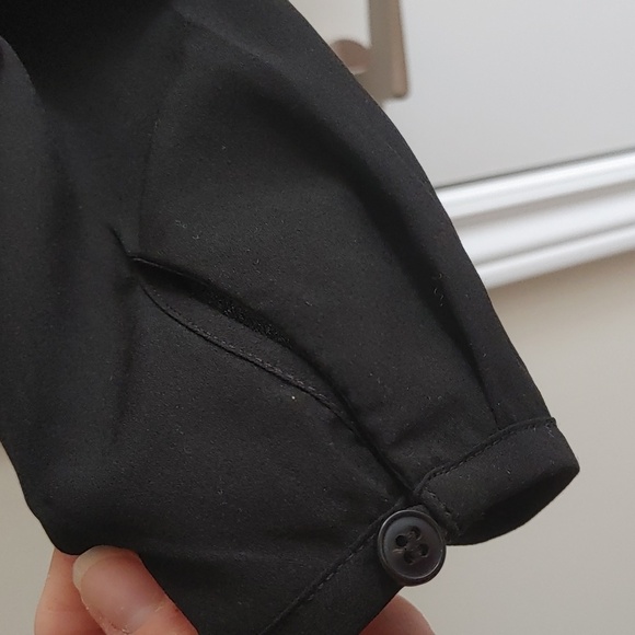 French Connection US S Black Button Down Blouse - Picture 4 of 10
